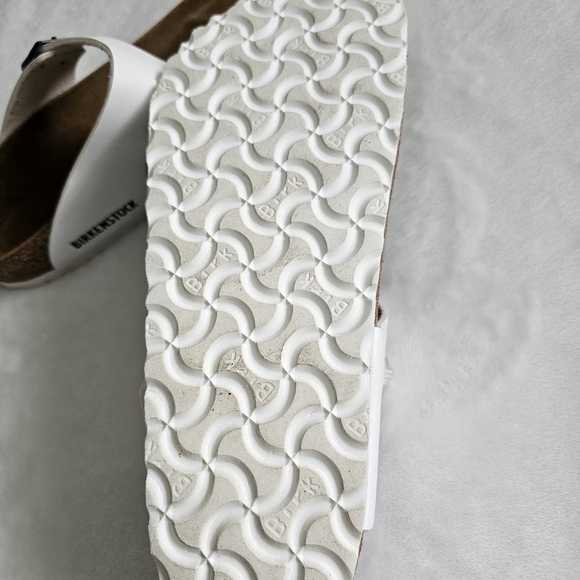 Birkenstock White and Tan Sandals - Picture 4 of 5